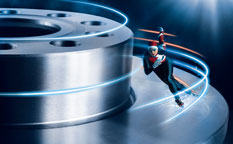 Honeywell霍尼韋爾汽車剎車片剎車盤廣告創意設計（汽車零部件）