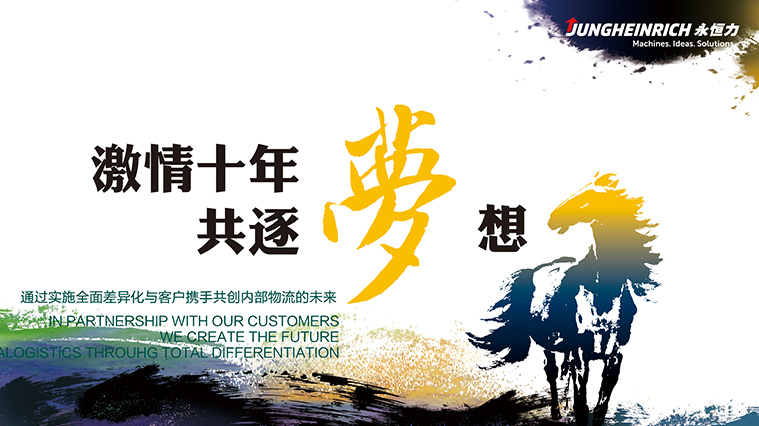 永恒力叉車十周年平面形象海報設計