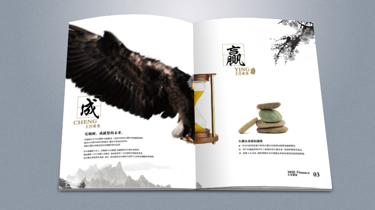 實則硬小微企業金融服務企業宣傳畫冊設計-上海宣傳冊設計公司