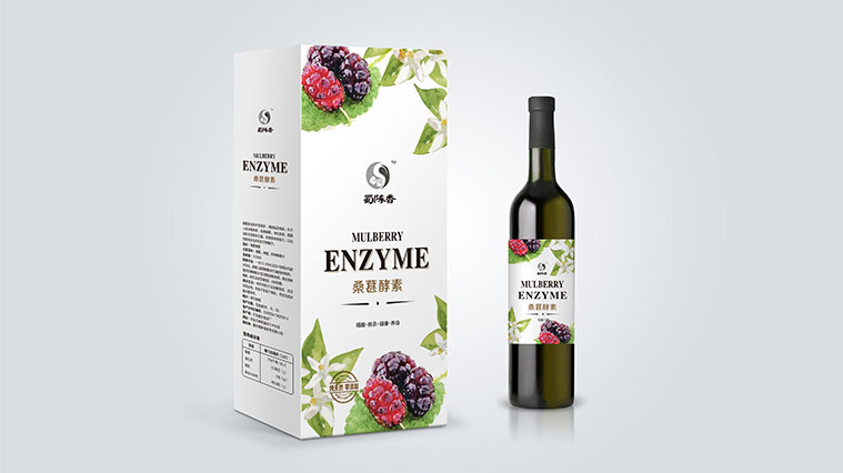 蜀陳香水果酵素禮盒紅酒裝包裝設計-上海保健品包裝設計公司