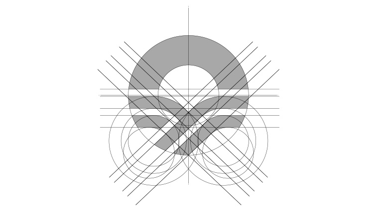 涌禾農場農業品牌商標LOGO設計-標志標準化網格制圖設計-上海LOGO設計公司3