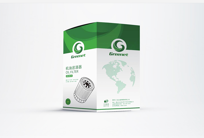 Gernnet 濾清器汽車配件包裝設計-上海包裝設計公司