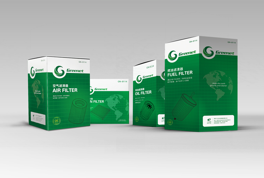 Gernnet 汽車濾清器汽配品牌命名與logo設(shè)計