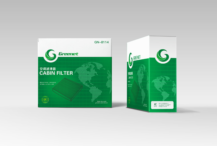 Gernnet 濾清器汽車配件包裝設計-上海包裝設計公司