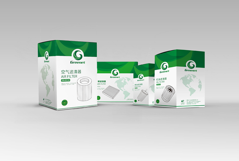 Gernnet 濾清器汽車配件包裝設計-上海包裝設計公司