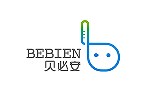 Bebien 貝必安嬰兒智能體溫計品牌命名與logo設計