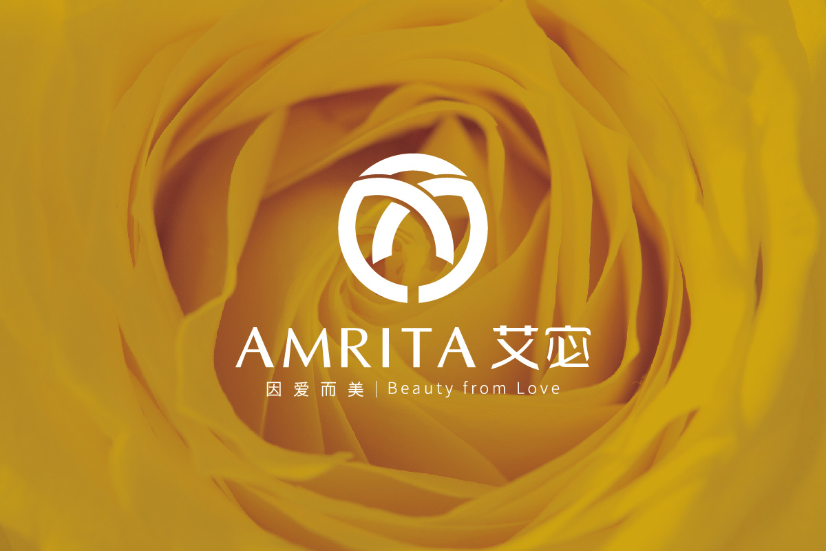 AMRITA 艾宓精油與女性原創設計品牌命名與logo設計