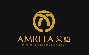 AMRITA 艾宓精油與女性原創設計品牌命名與logo設計