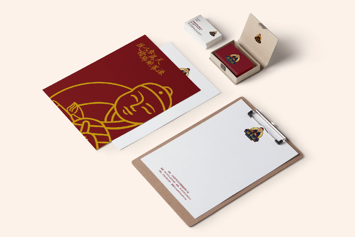 大連映華源食品餐飲公司logo設計品牌VI設計