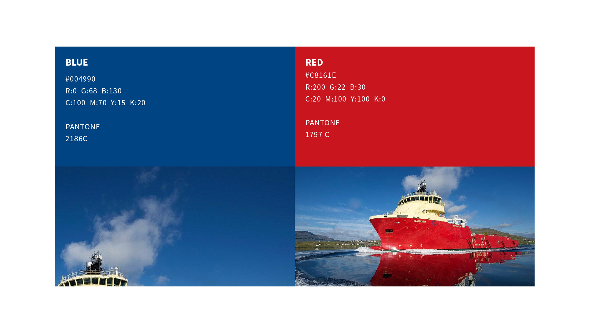 銳一機電公司VI設計，雙色系與R識別風工業企業vi設計