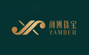 YAMBER顏博珠寶logo設計