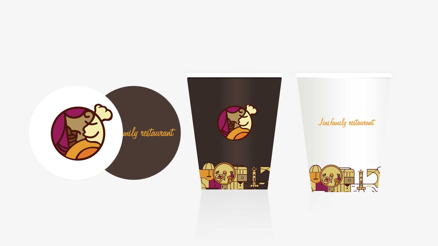 金媽媽時尚餐飲品牌設計與空間設計