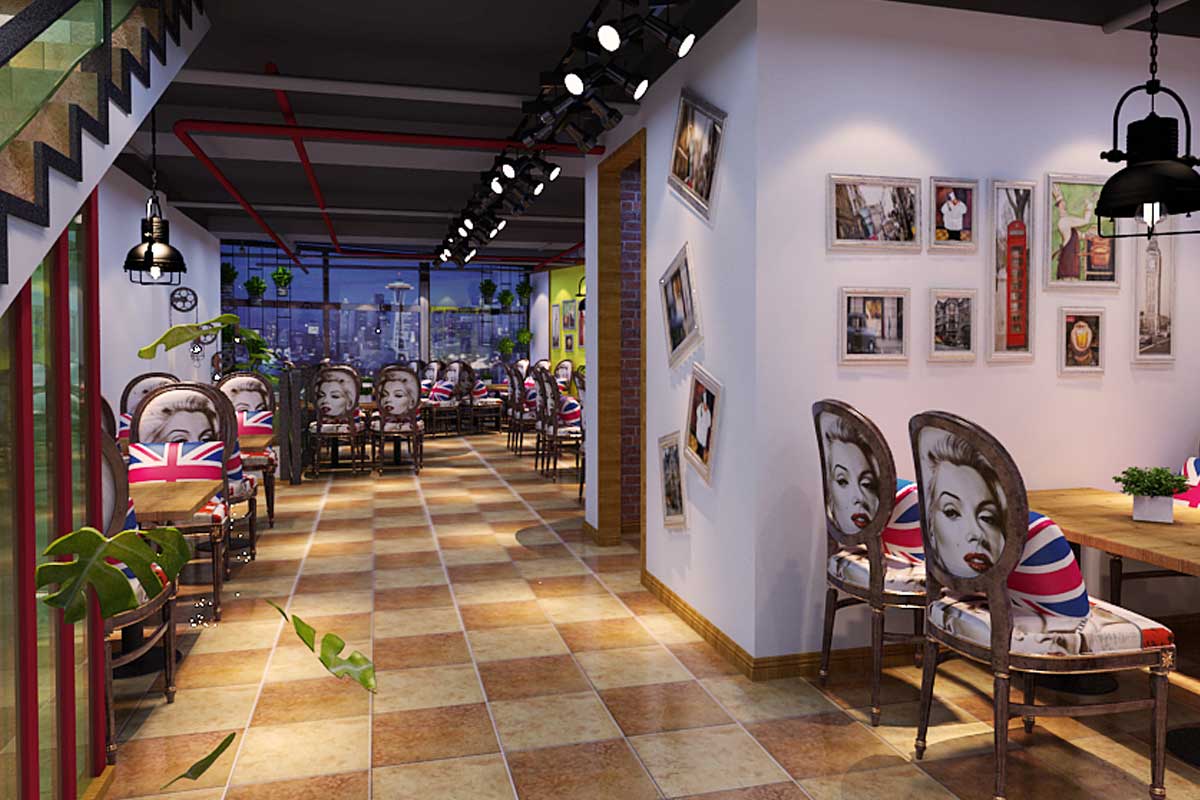 金媽媽時尚餐飲品牌設計與空間設計