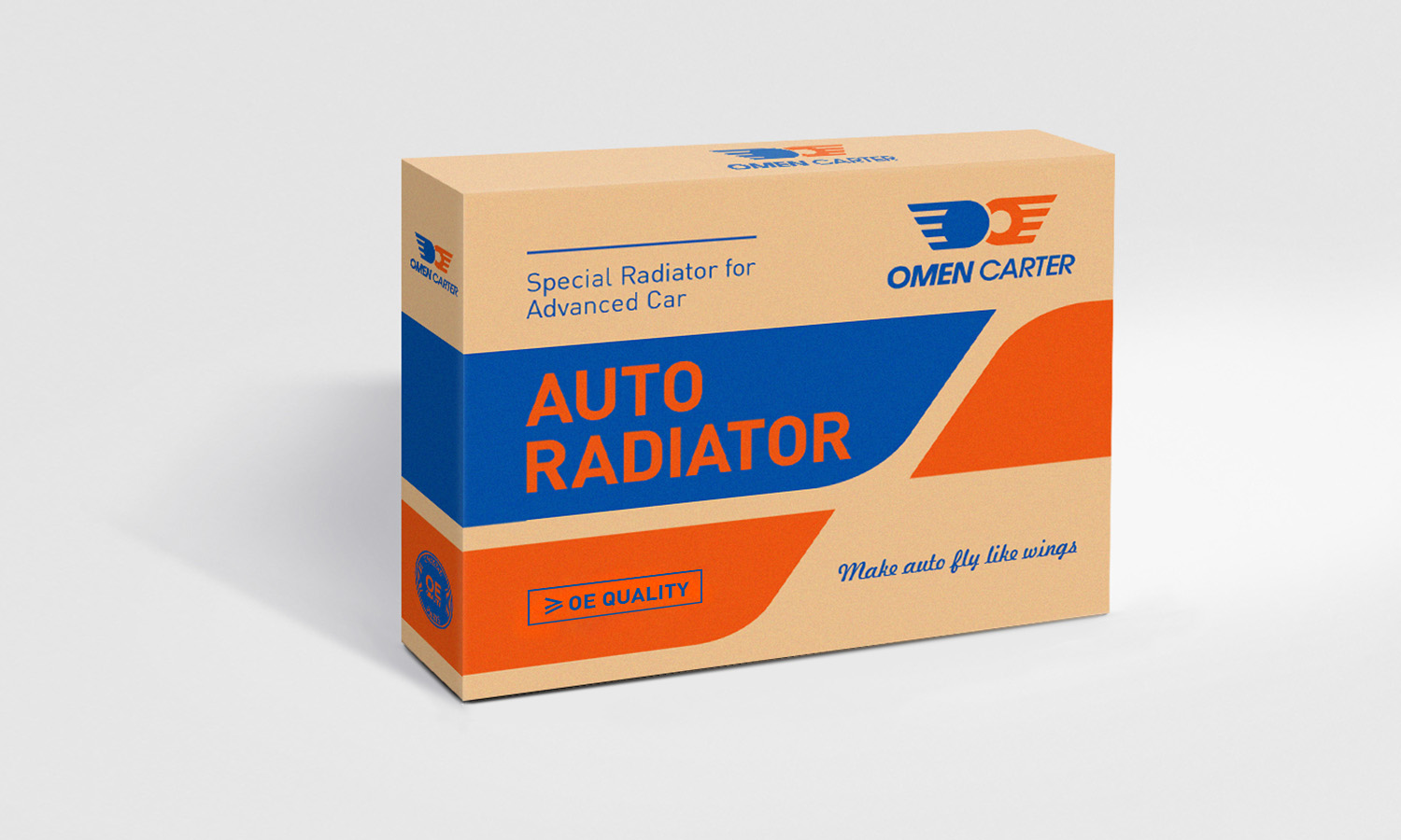 OMEN CARTER 阿曼卡特汽車散熱器汽配品牌logo設計包裝設計