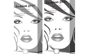 韓國科爾視美瞳隱形眼鏡“時(shí)尚灰”系列產(chǎn)品包裝設(shè)計(jì)