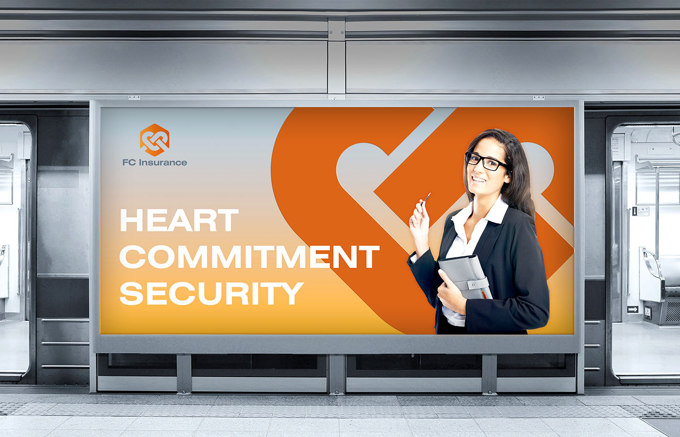 FC Insurance 保險logo設計vi設計提案