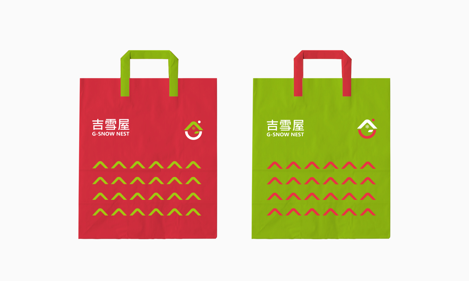 吉雪屋冷凍食品便利店品牌命名設(shè)計-logo,vi